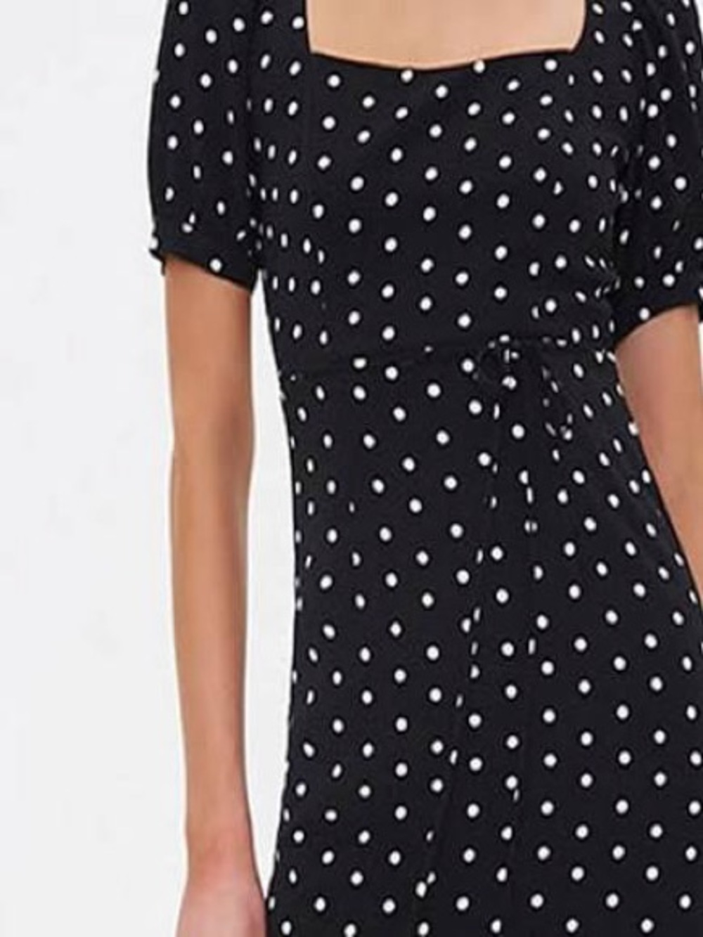 FOREVER 21 | Black Polka Dot Dress